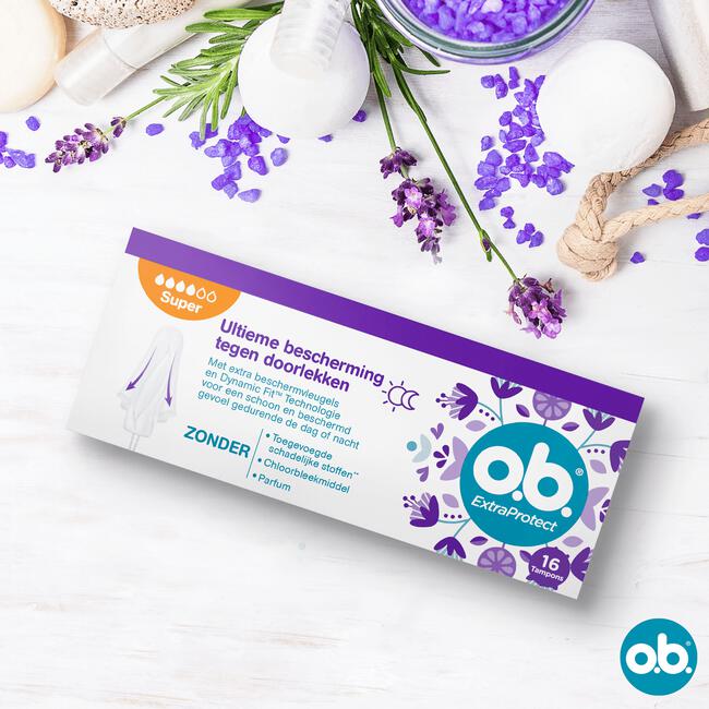 o.b. Extra Protect Tampons Super 16 stuks
