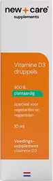 New Care Vitamine D3 Druppels 10 MCG Plantaardig 10 ML