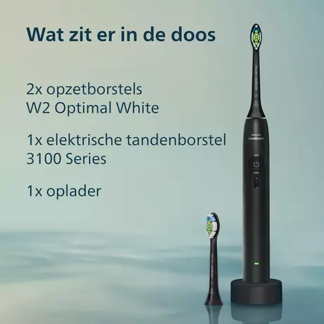 Philips Sonicare Elektrische Tandenborstel 3100 Series Zwart - HX4032/32