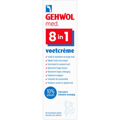 Gehwol 8-In-1 Voetcreme 75 ML