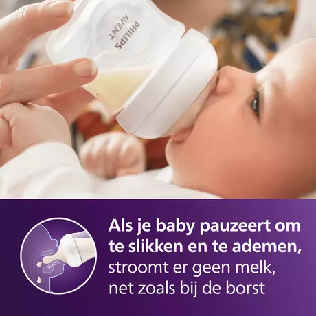 Philips Avent Natural Response Flesspeen Mix&Match 1M+ SCY906/03 3 stuks