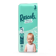 Rascals Luiers Premium Nappy Size 3 34 stuks