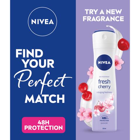 NIVEA Fresh Cherry Deodorant Spray 150 ML