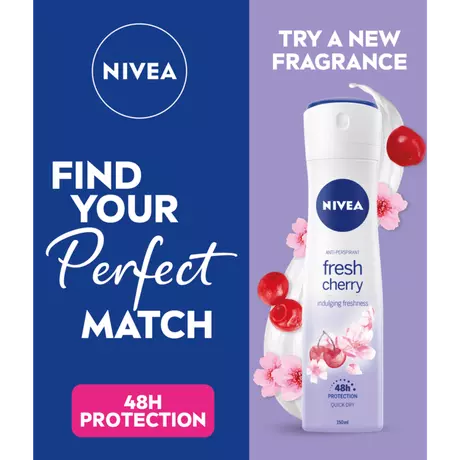 NIVEA Fresh Cherry Deodorant Spray 150 ML