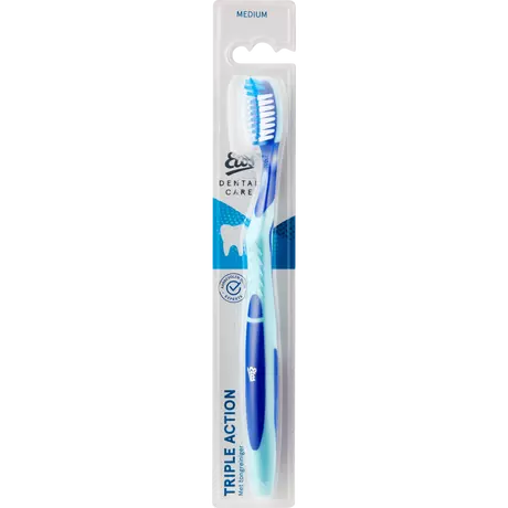 Etos Triple Action Medium Tandenborstel 
