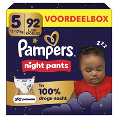 Pampers Baby Dry Night Pants Voordeelbox Luierbroekjes Maat 5 11-17 kg 92 stuks