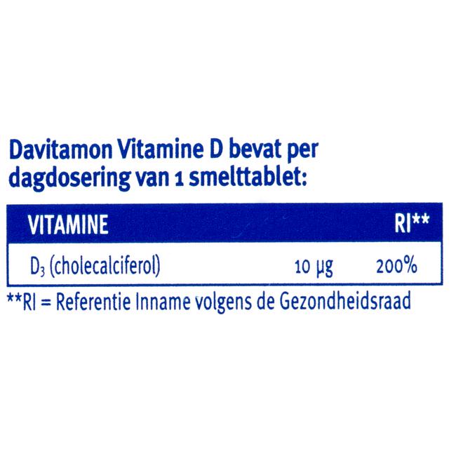Davitamon Vitamine D Smelttabletten