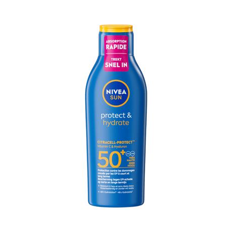 NIVEA SUN Zonnebrand Protect & Hydrate Zonnemelk SPF 50+ 200 ML