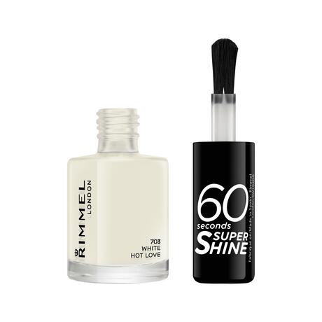 Rimmel London 60 Seconds Supershine Nagellak 703 White Hot Love 8 ML