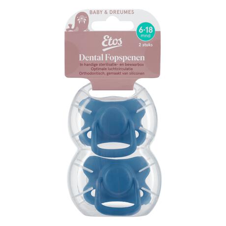 Etos Fopspenen In Steriliseerdoosje 6-18 Maanden Assorti&nbsp;