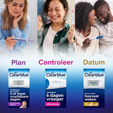 Clearblue Vroege Detectie Zwangerschapstest 2 Stuks
