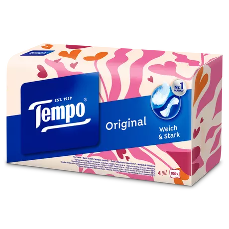 Tempo Original Box 4-Laags Zakdoekjes 100 stuks