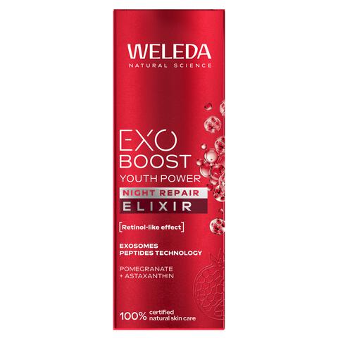 WELEDA Exo Boost Night Repair Elixir Granaatappel Astaxanthine 30 ML