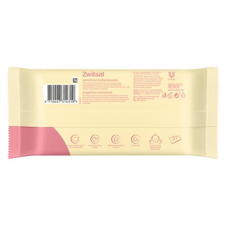 Zwitsal Baby Sensitive Billendoekjes 57 stuks