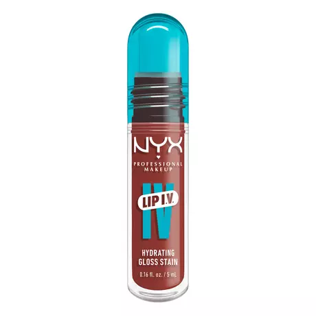 NYX Professional Make Up Lip IV Hydraterende Lipgloss + Stain 18 Drippin' Nude