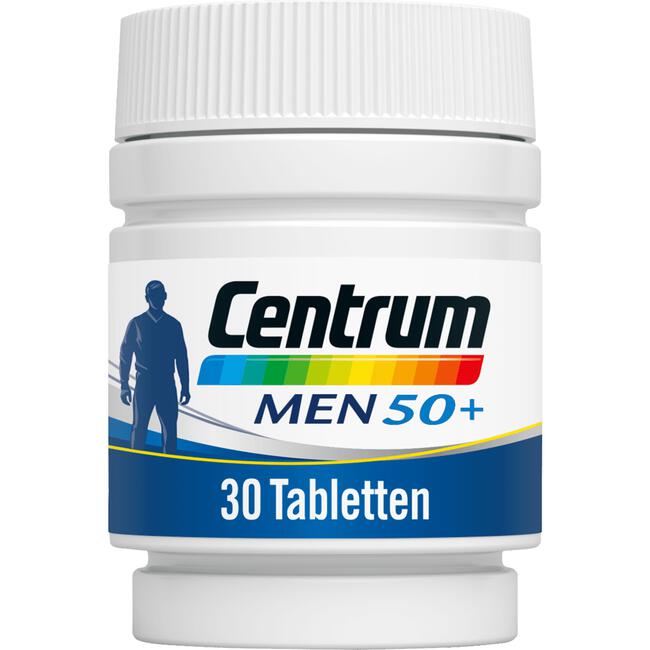 Centrum Men 50+ Multivitaminen Tabletten 30 stuks