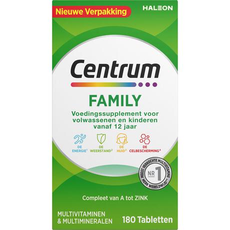 Centrum Family Multivitaminen Tabletten 180 stuks
