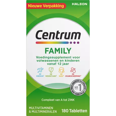 Centrum Family Multivitaminen Tabletten 180 stuks