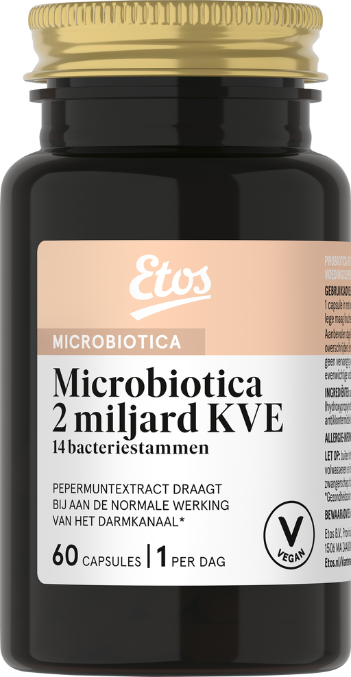 Etos Microbiotica 2 Miljard KVE CAP 60 stuks