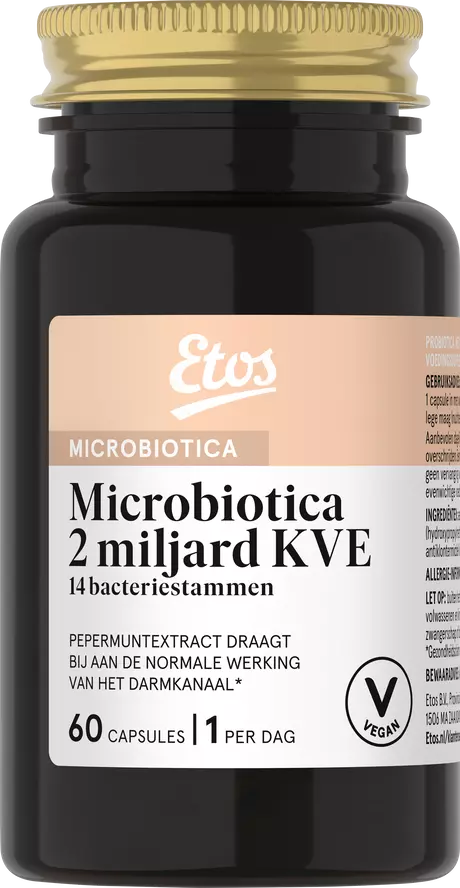 Etos Microbiotica 2 Miljard KVE CAP 60 stuks