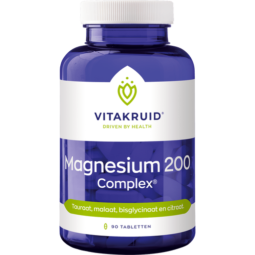 Vitakruid Magnesium 200 Complex Tabletten 90 stuks