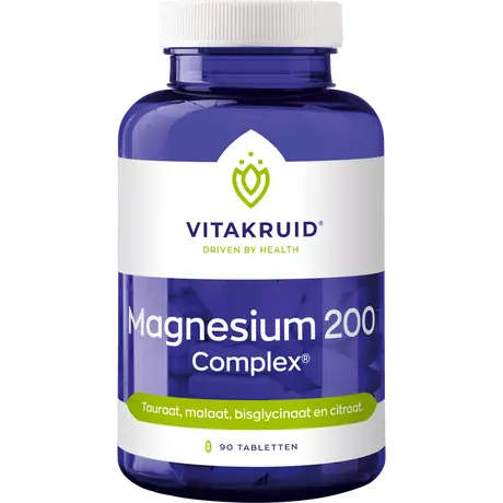 Vitakruid Magnesium 200 Complex Tabletten 90 stuks