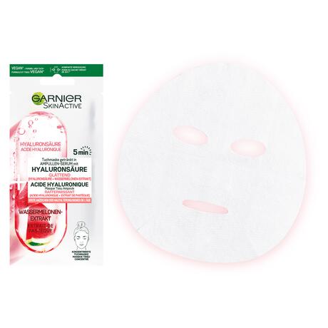 Garnier SkinActive Ampul Sheet Masker Met Watermeloen & Hyaluronzuur