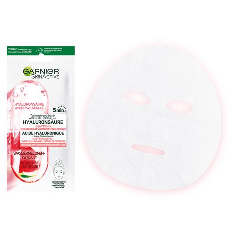 Garnier SkinActive Ampul Sheet Masker Met Watermeloen & Hyaluronzuur