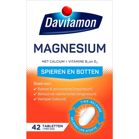 Davitamon Magnesium Met Calcium + Vitamine D Tabletten 42 Stuks