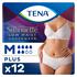 TENA Silhouette Plus Low Waist Wegwerpbroekjes Wit M 12 stuks