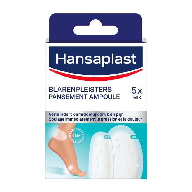Hansaplast Blarenpleisters Mix Pack 5 stuks