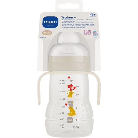 MAM Trainer+ Oefenbeker 4+ Maanden Beige 220 ML