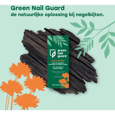 Green nail guard anti-nail bite