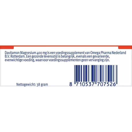 Davitamon Magnesium 400 mg Tabletten 30 stuks