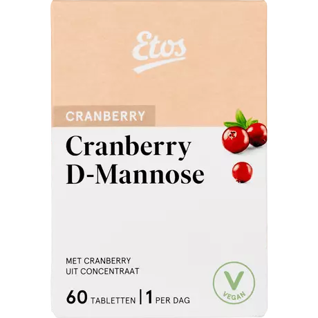 Etos Cranberry D-Mannose 60 stuks