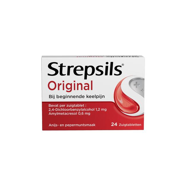 Strepsils zuigtabletten normaal 24 stuks