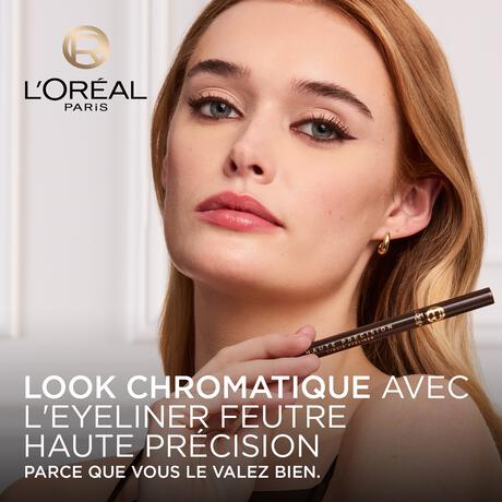 L'Oréal Paris Haute Precision Eyeliner 02 Brun Leather Bruin