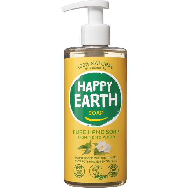 Happy Earth Jasmin Ho Wood 100% Natuurlijke Handzeep 300 ML