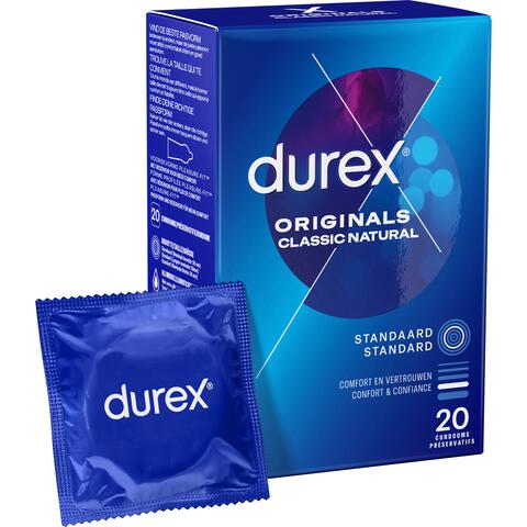 Durex Originals Classic Natural Condooms 20 stuks