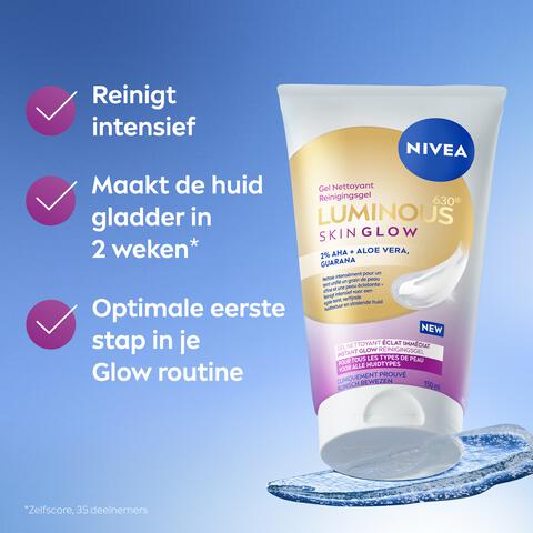 NIVEA Luminous630 Skin Glow Reinigingsgel 150 ML