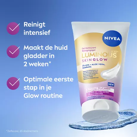 NIVEA Luminous630 Skin Glow Reinigingsgel 150 ML