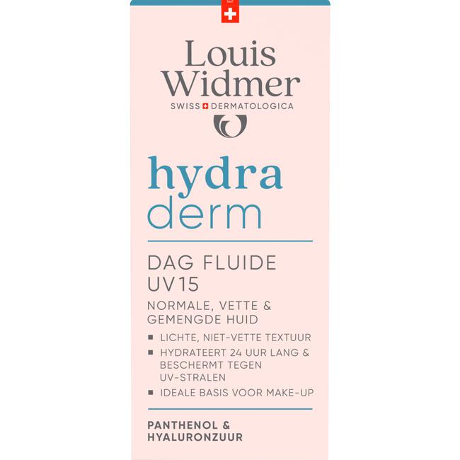 Louis Widmer Hydraderm Dag Fluide UV SPF 15 Licht Geparfumeerd 50ML