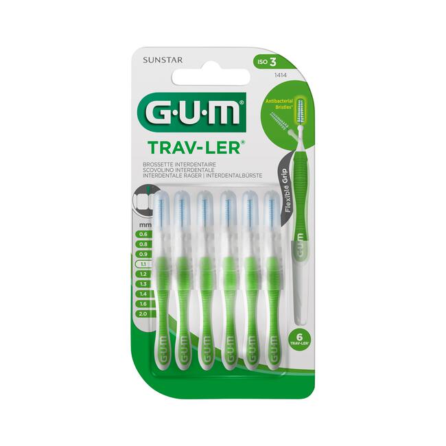 GUM Trav-Ler Groen 1,1 MM