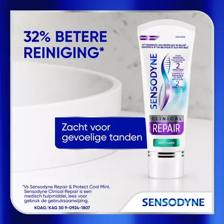 Sensodyne Clinical Repair Deep Clean Tandpasta 75 ML