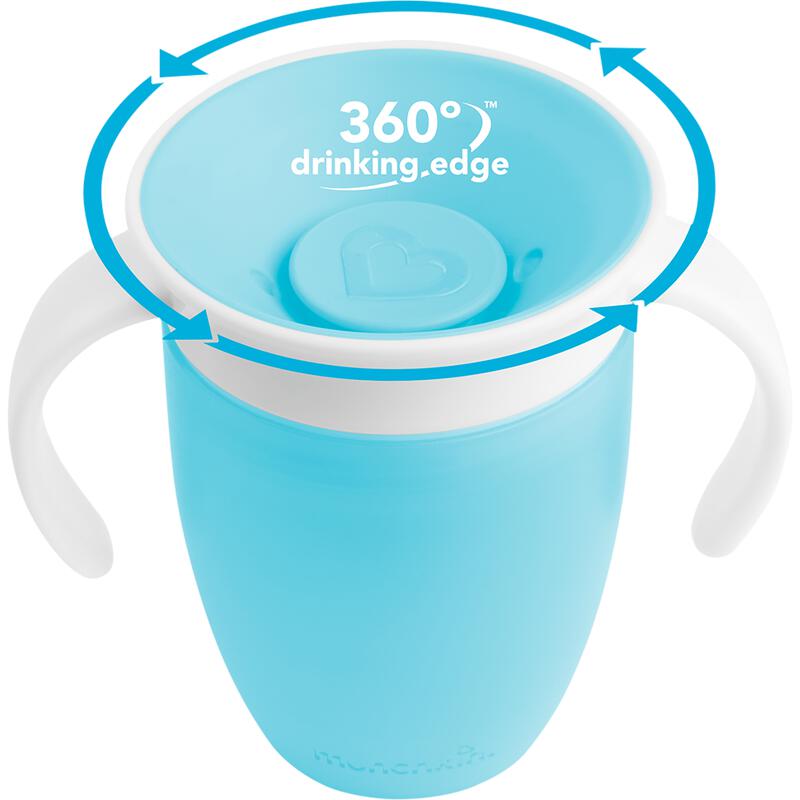 Munchkin Miracle 360° Trainer Anti-Lek Drinkbeker Blauw