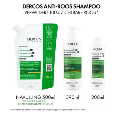 Vichy Dercos Anti-Roos Shampoo Droog Haar 390 ML