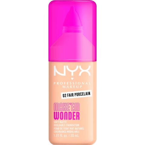 NYX Professional Makeup Make 'EM Wonder Foundation 02 Fair Porcelain
