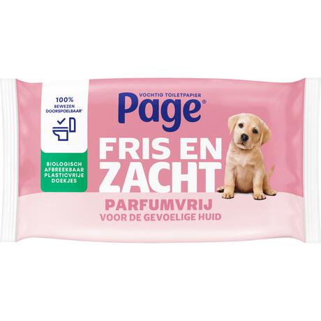 Page Vochtig Toiletpapier - Sensitive
