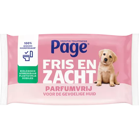 Page Fris & Zacht Vochtig Toiletpapier