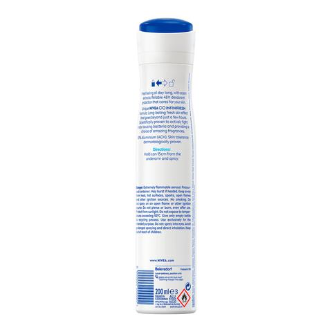 NIVEA Fresh Natural Deodorant Spray 2x 150 ML